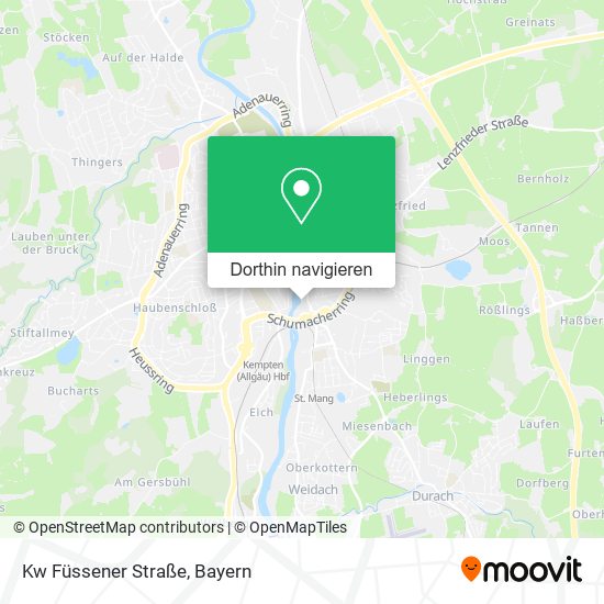 Kw Füssener Straße Karte