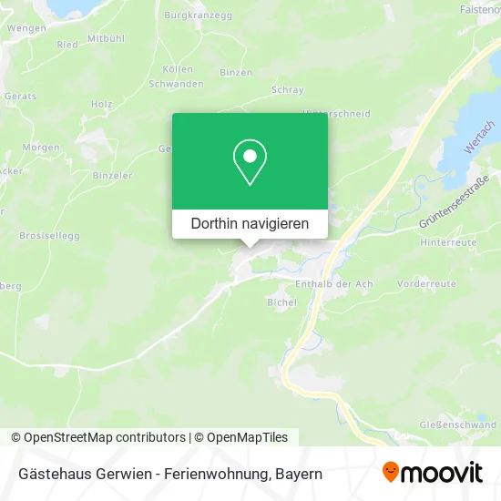 Gästehaus Gerwien - Ferienwohnung Karte