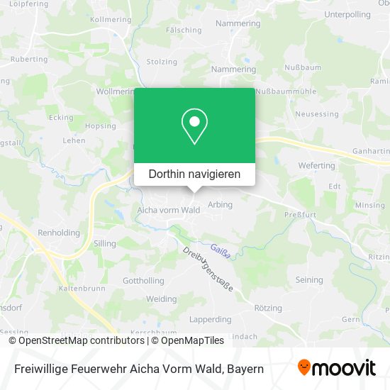 Freiwillige Feuerwehr Aicha Vorm Wald Karte