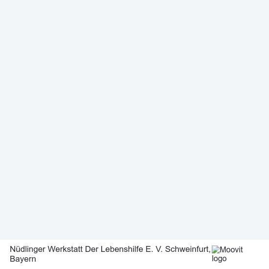 Nüdlinger Werkstatt Der Lebenshilfe E. V. Schweinfurt Karte