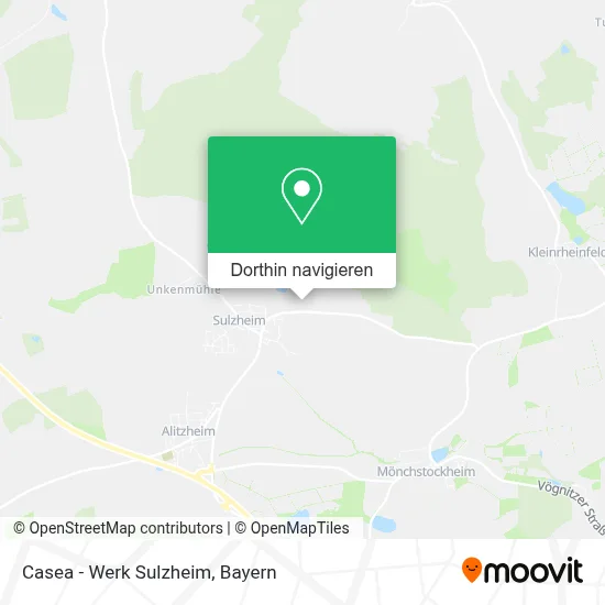 Casea - Werk Sulzheim Karte