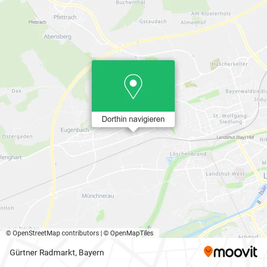 Gürtner Radmarkt Karte