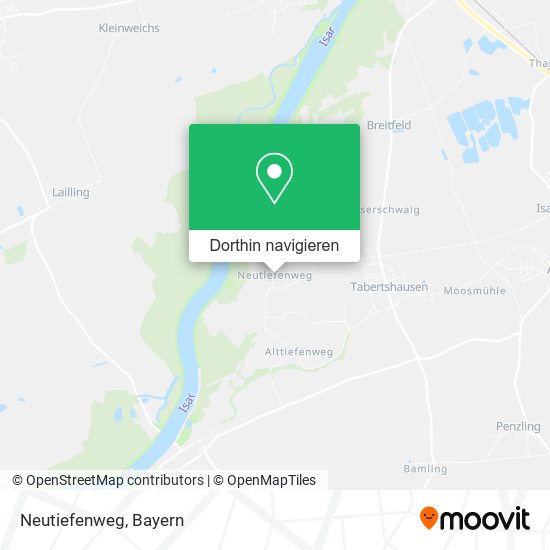 Neutiefenweg Karte