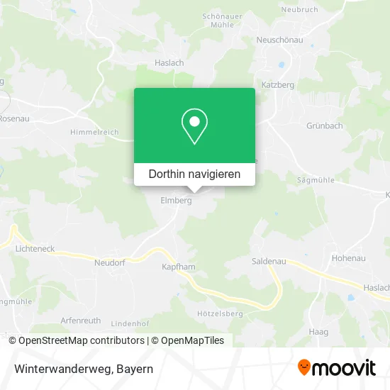 Winterwanderweg Karte