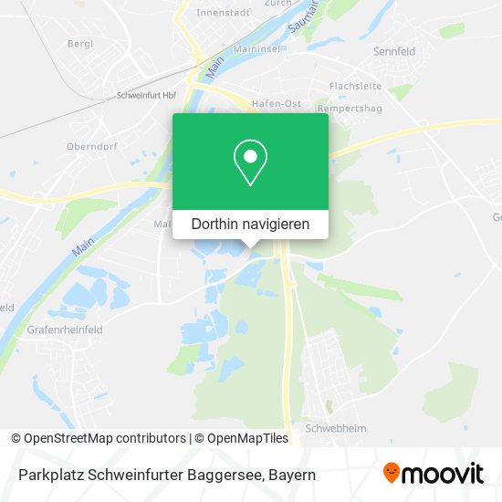 Parkplatz Schweinfurter Baggersee Karte