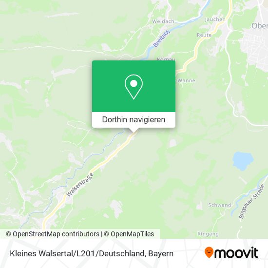 Kleines Walsertal / L201 / Deutschland Karte