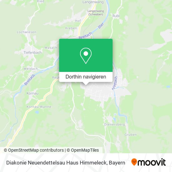 Diakonie Neuendettelsau Haus Himmeleck Karte