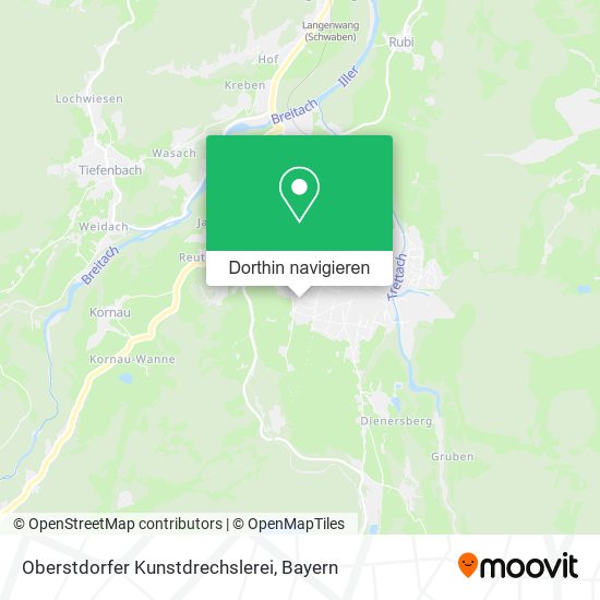 Oberstdorfer Kunstdrechslerei Karte