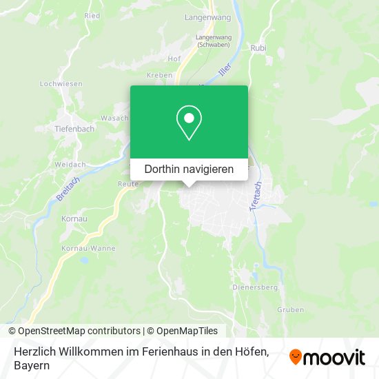 Herzlich Willkommen im Ferienhaus in den Höfen Karte