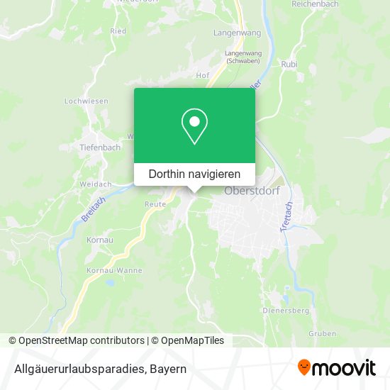 Allgäuerurlaubsparadies Karte