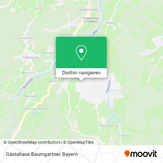 Gästehaus Baumgartner Karte
