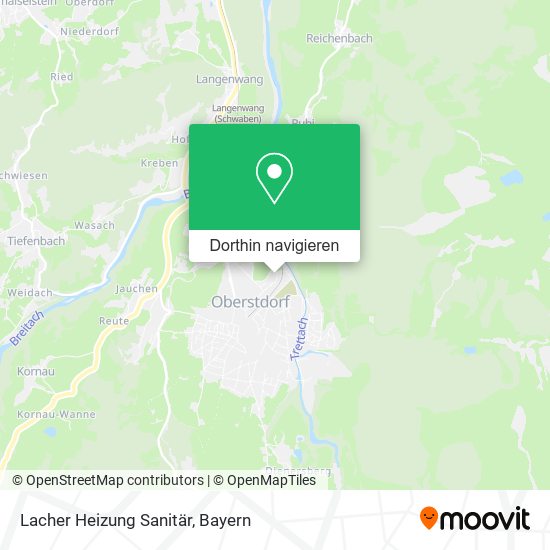 Lacher Heizung Sanitär Karte