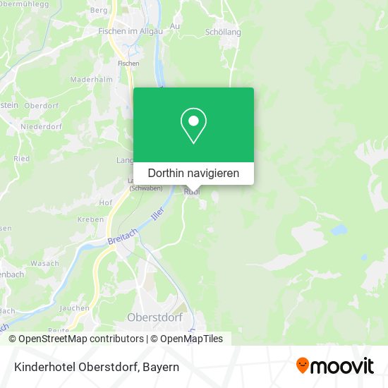 Kinderhotel Oberstdorf Karte