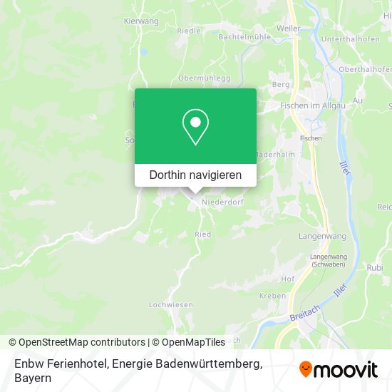 Enbw Ferienhotel, Energie Badenwürttemberg Karte