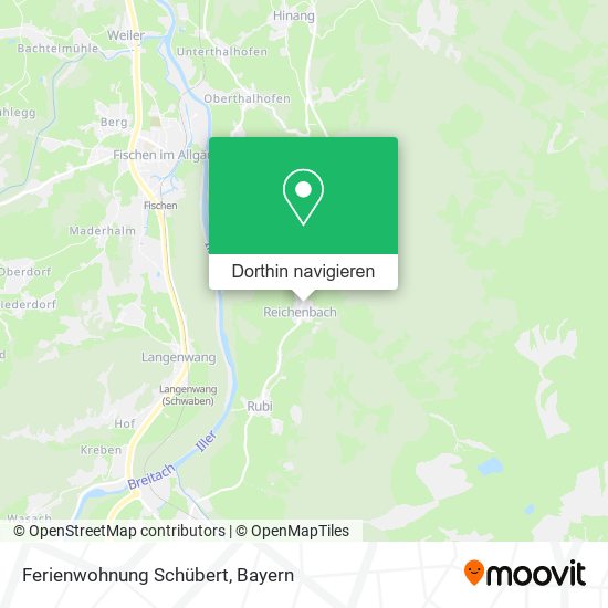 Ferienwohnung Schübert Karte
