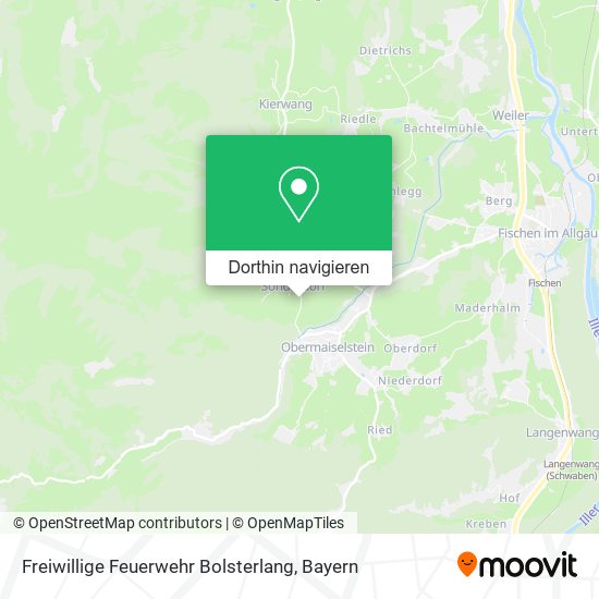 Freiwillige Feuerwehr Bolsterlang Karte