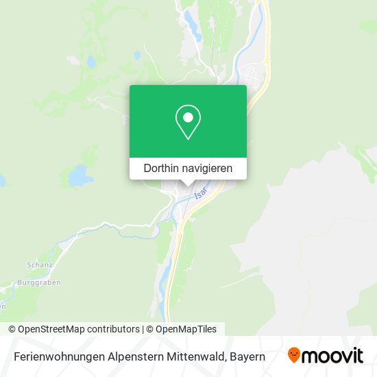 Ferienwohnungen Alpenstern Mittenwald Karte