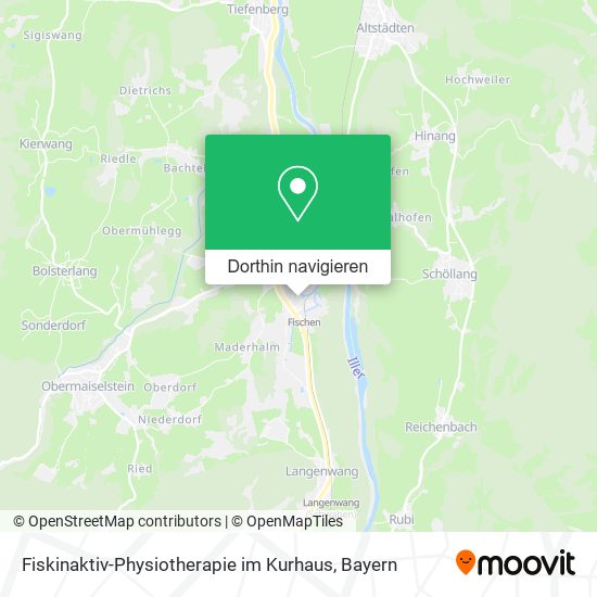 Fiskinaktiv-Physiotherapie im Kurhaus Karte