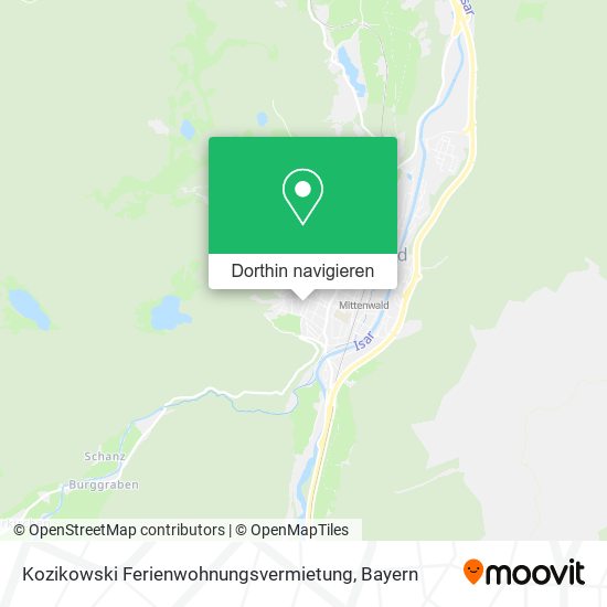 Kozikowski Ferienwohnungsvermietung Karte