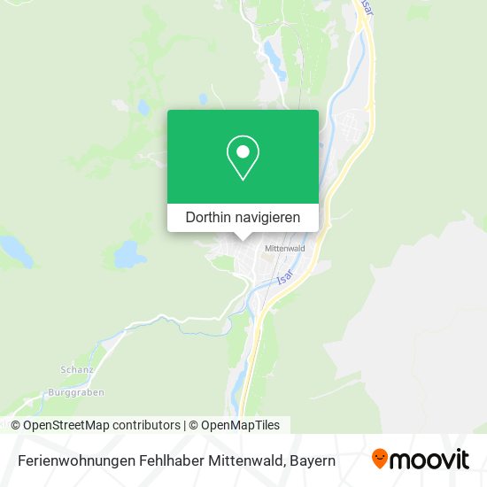 Ferienwohnungen Fehlhaber Mittenwald Karte