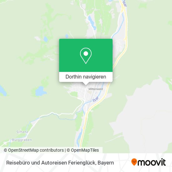 Reisebüro und Autoreisen Ferienglück Karte