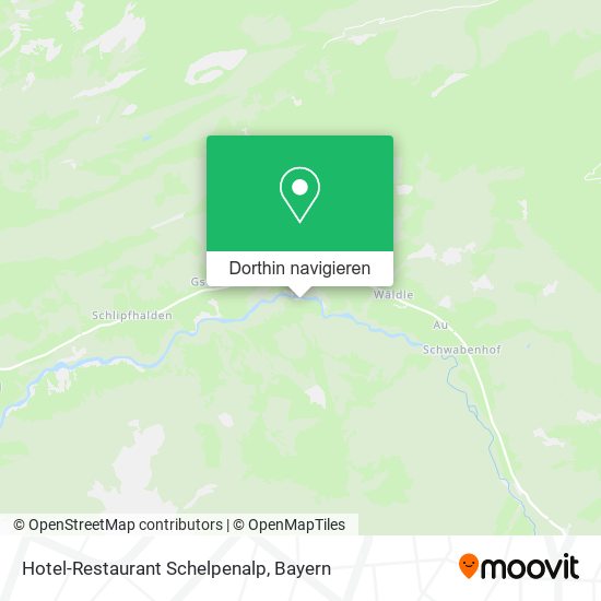 Hotel-Restaurant Schelpenalp Karte