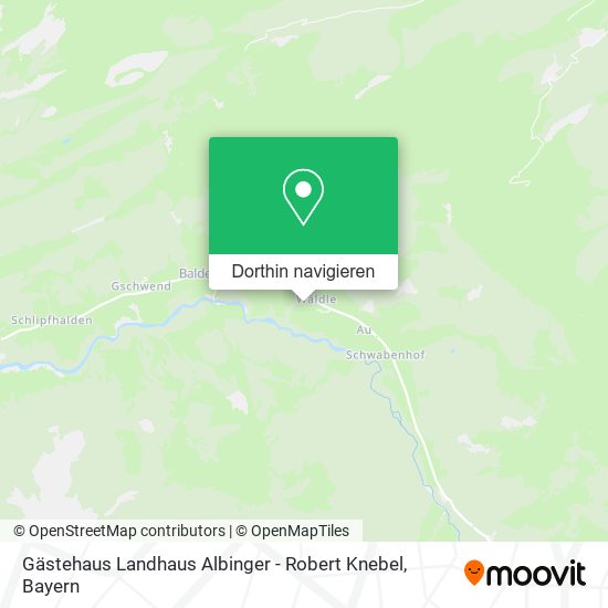Gästehaus Landhaus Albinger - Robert Knebel Karte