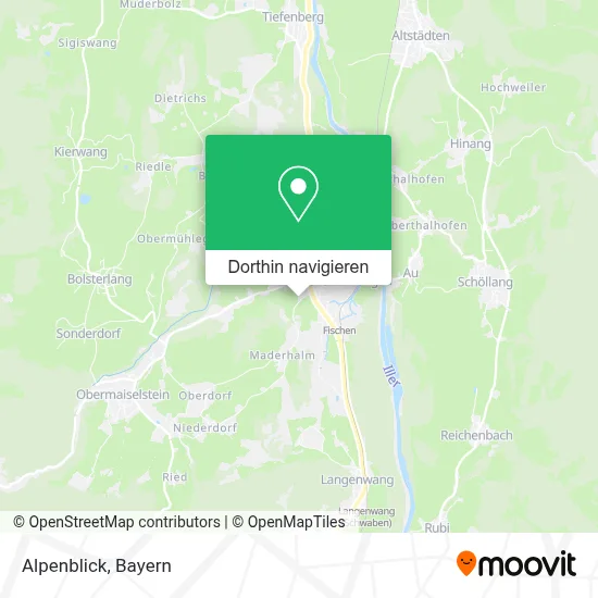 Alpenblick Karte