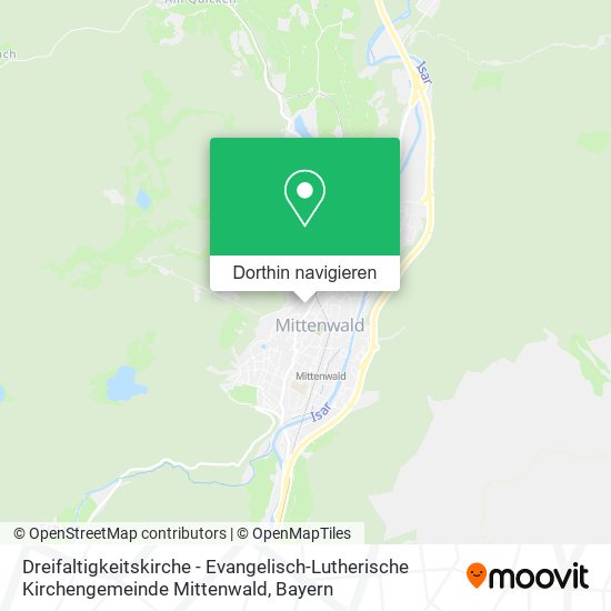 Dreifaltigkeitskirche - Evangelisch-Lutherische Kirchengemeinde Mittenwald Karte