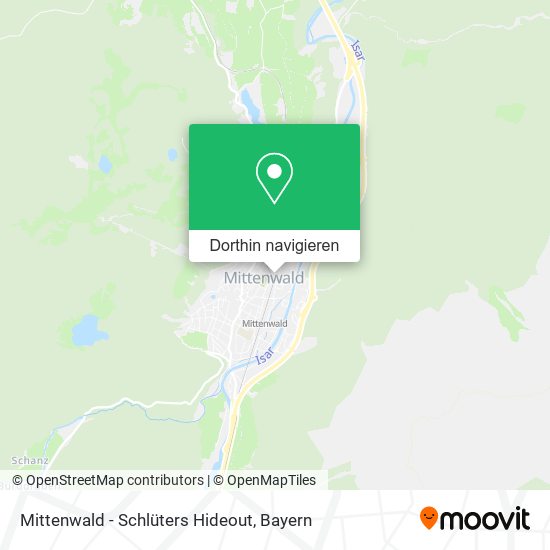 Mittenwald - Schlüters Hideout Karte