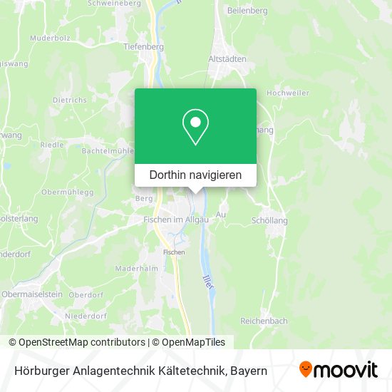 Hörburger Anlagentechnik Kältetechnik Karte