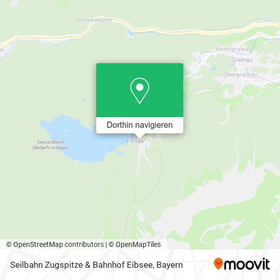 Seilbahn Zugspitze & Bahnhof Eibsee Karte