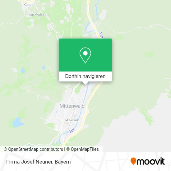 Firma Josef Neuner Karte