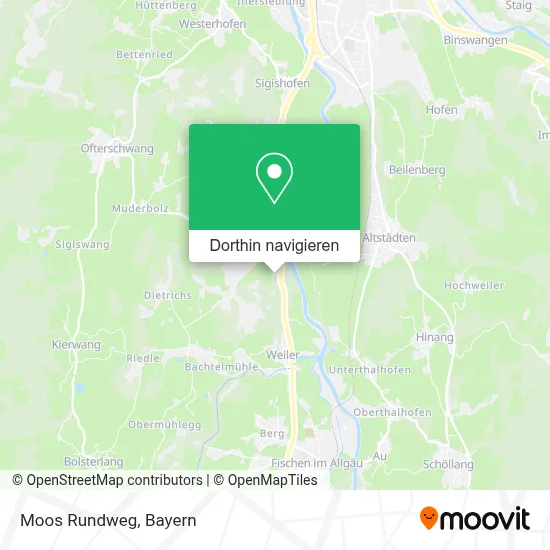 Moos Rundweg Karte