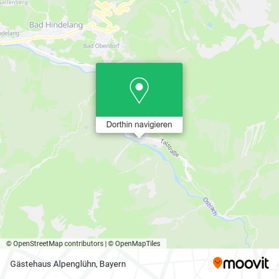 Gästehaus Alpenglühn Karte