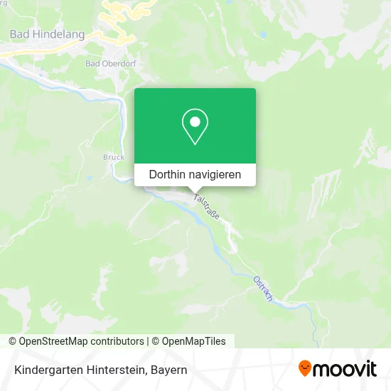 Kindergarten Hinterstein Karte