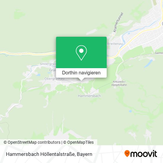 Hammersbach Höllentalstraße Karte