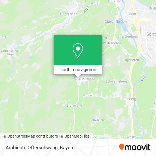 Ambiente Ofterschwang Karte