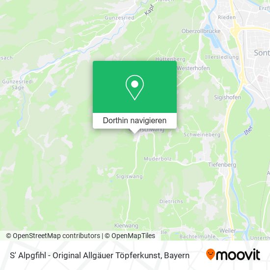 S' Alpgfihl - Original Allgäuer Töpferkunst Karte