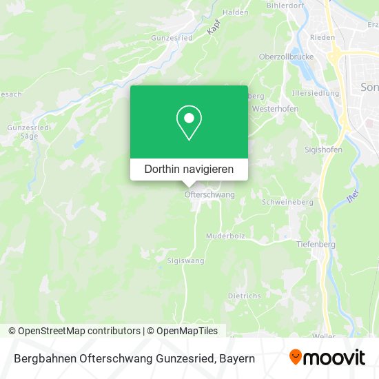 Bergbahnen Ofterschwang Gunzesried Karte