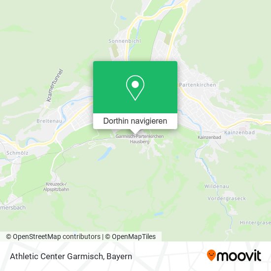 Athletic Center Garmisch Karte