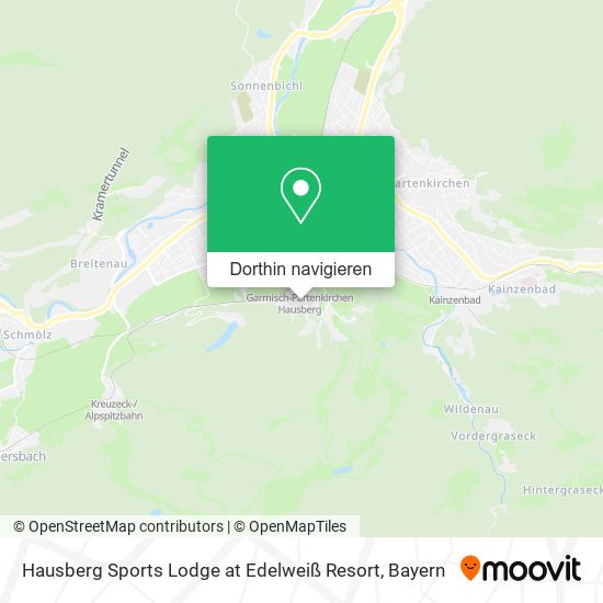 Hausberg Sports Lodge at Edelweiß Resort Karte