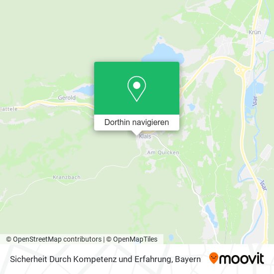 Sicherheit Durch Kompetenz und Erfahrung Karte
