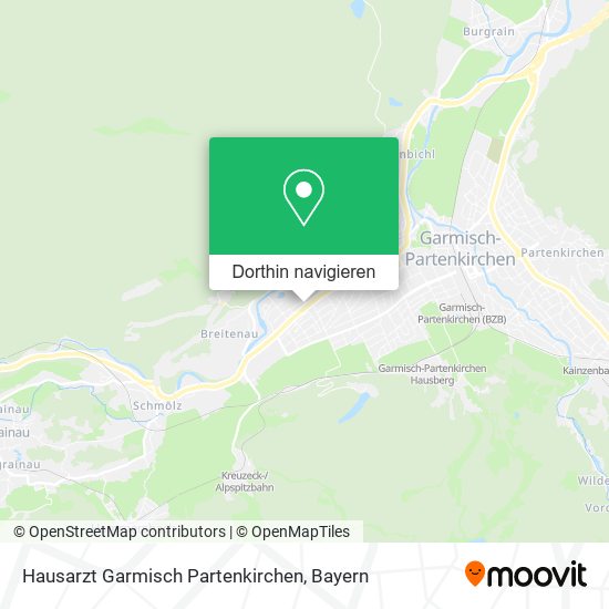 Hausarzt Garmisch Partenkirchen Karte