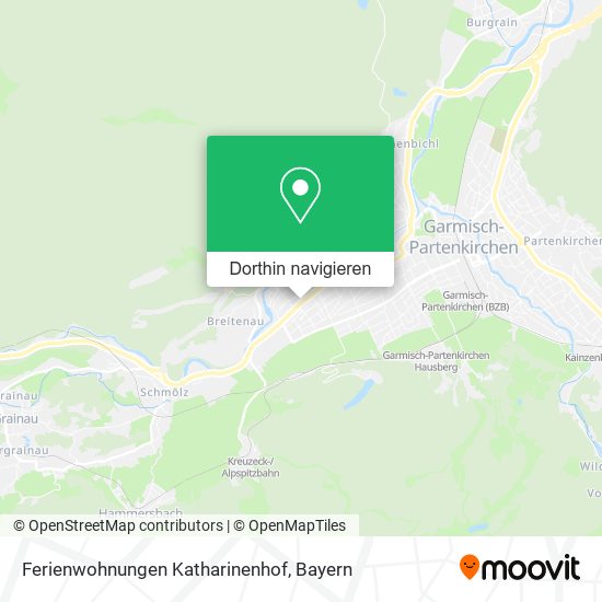 Ferienwohnungen Katharinenhof Karte