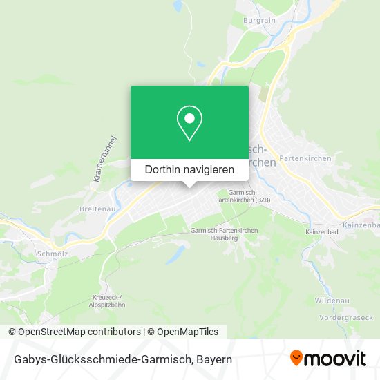 Gabys-Glücksschmiede-Garmisch Karte
