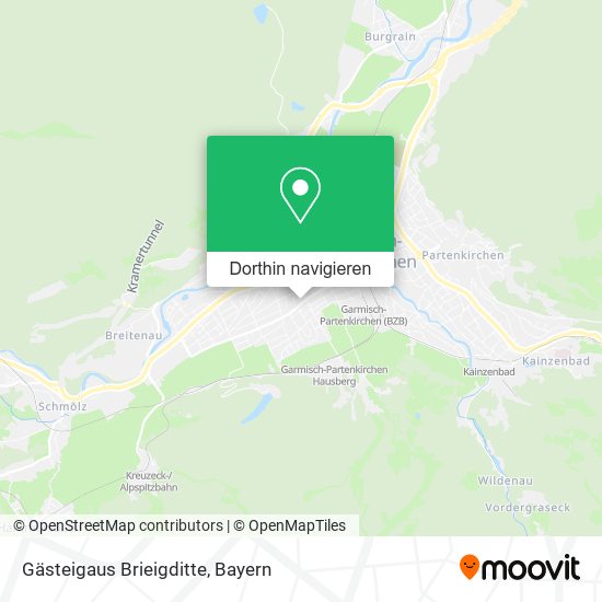Gästeigaus Brieigditte Karte