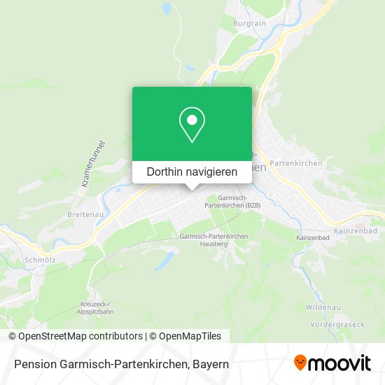 Pension Garmisch-Partenkirchen Karte