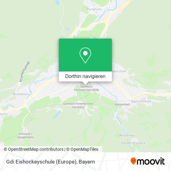 Gdi Eishockeyschule (Europe) Karte