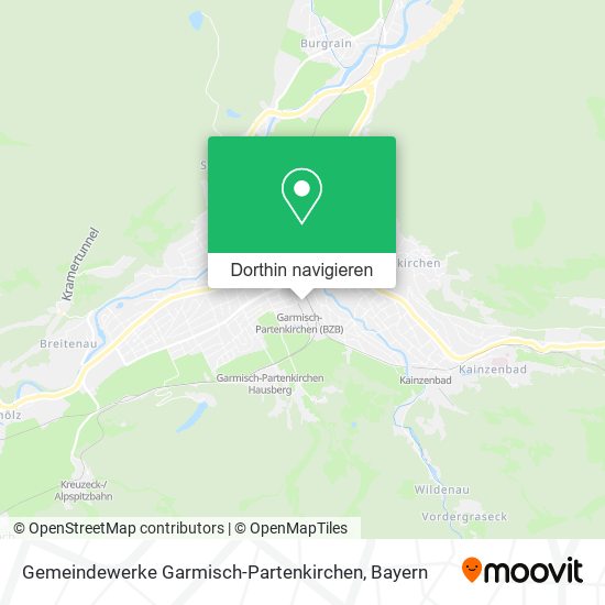 Gemeindewerke Garmisch-Partenkirchen Karte